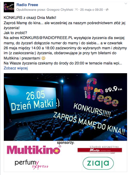 Dzień Mamy z PerfumyExpress i radio Free!